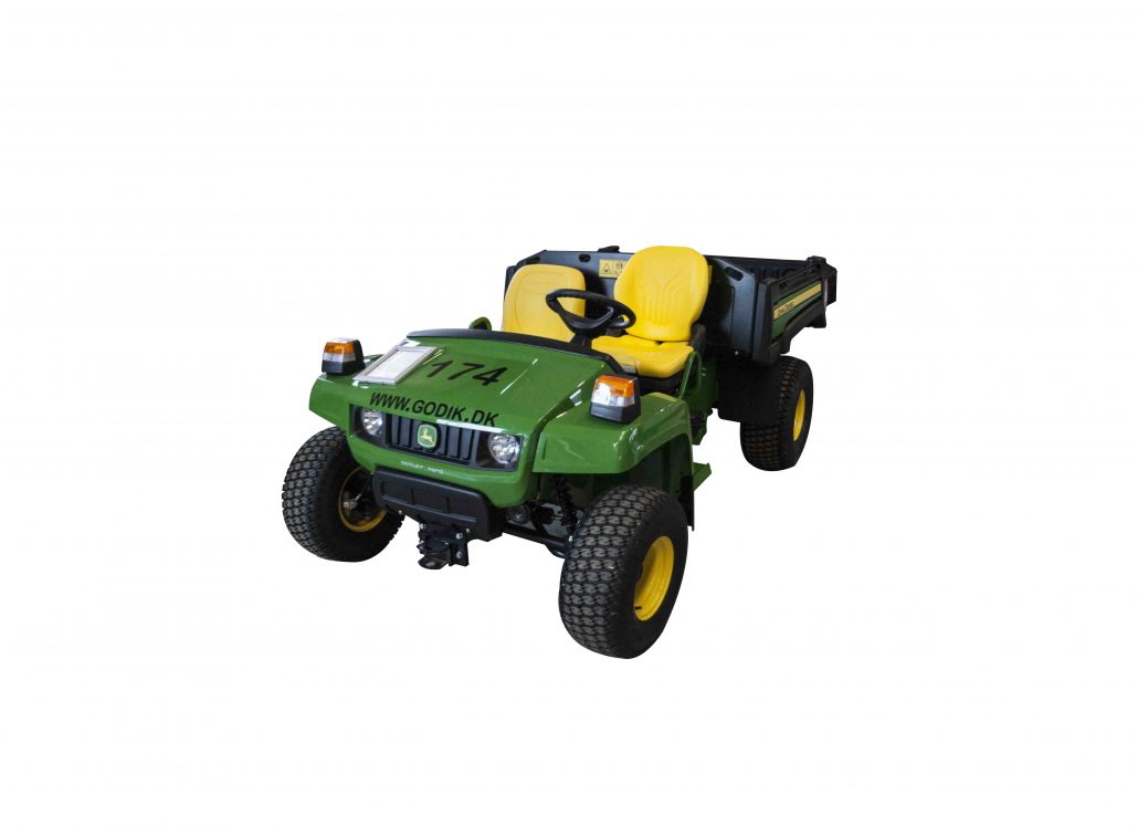 John Deere Gator with hitch Can be rented per day Godik.dk